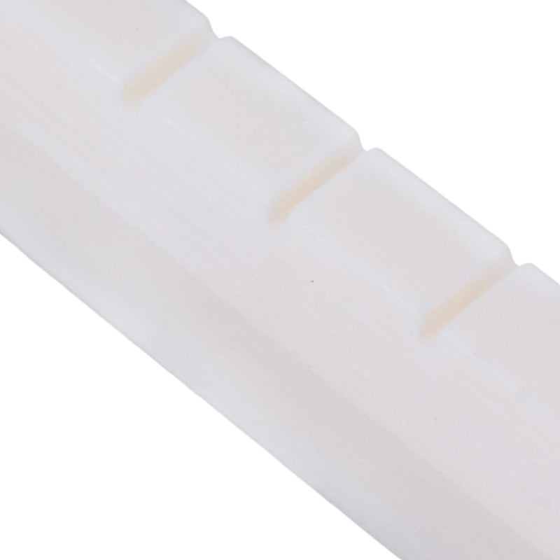 Mxfans White 2 in 1 Bridge Saddle Nut Set 80mm & 50mm for Classical Guitar Replacement Part - Image 5